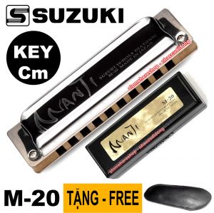 Kèn Harmonica Suzuki Manji M-20 Key Cm (Đô Thứ)