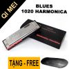 ken-harmonica-qi-mei-blues-1020-key-c-bac - ảnh nhỏ 2