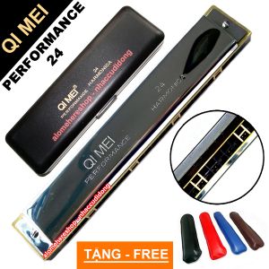 Kèn harmonica Qi Mei Performance key C (Bạc)