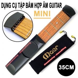 Dụng cụ tập đàn guitar mini (Đen)