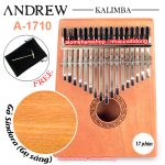 Đàn Kalimba Andrew 17 Phím Gỗ Sindora (Gụ - Vân Gỗ Sáng)