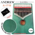 Đàn Kalimba Andrew 17 Phím Gỗ Sindora (Gụ - Xanh Lá)