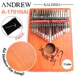 Đàn Kalimba Andrew 17 Phím Gỗ Sindora (Gụ - Vân Gỗ Sáng) Nai