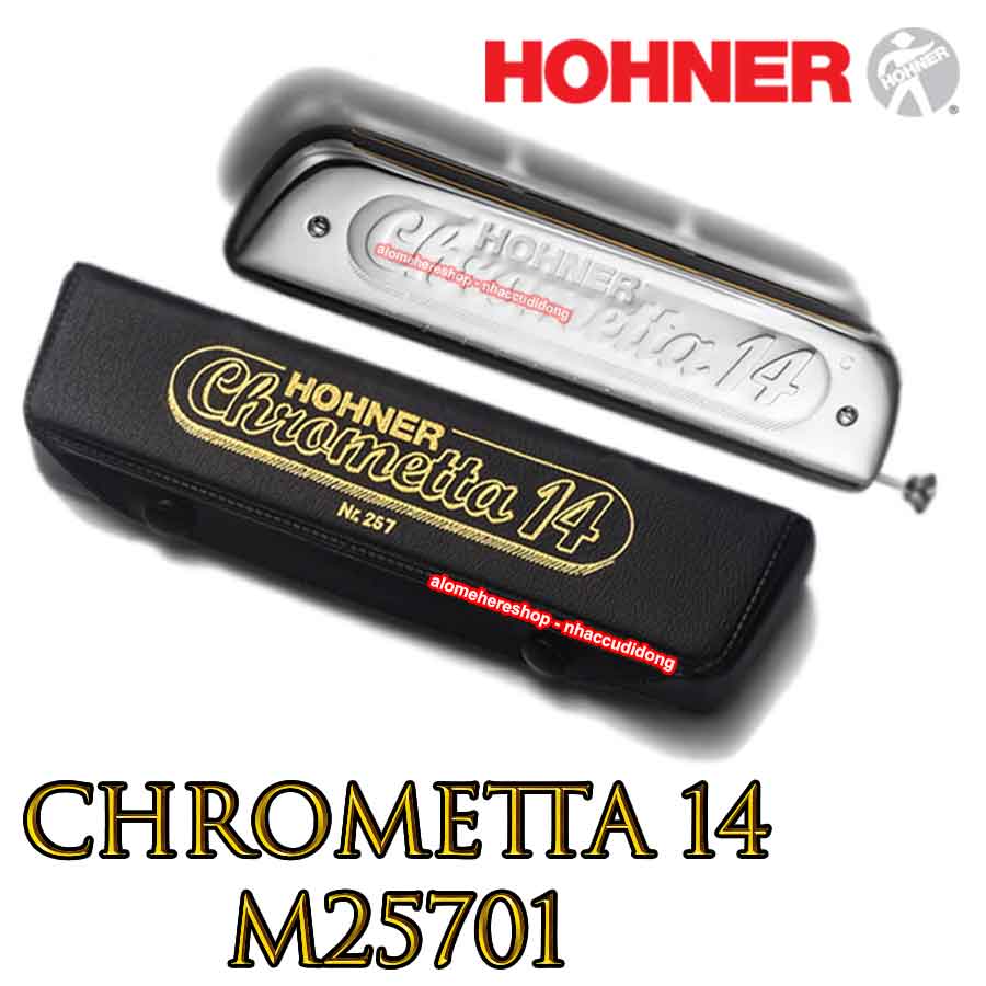 Kèn chromatic Hohner Chrometta 14 NR.257 Key C