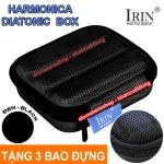 Hộp đựng 3 kèn harmonica 10 lỗ diatonic Irin (Đen)