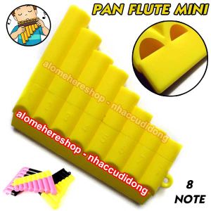 Sáo Ống Pan Flute Mini 8 Lỗ (Vàng)