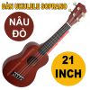 dan-ukulele-soprano-21-inch-4-day-co-ban-mau-nau-do - ảnh nhỏ  1