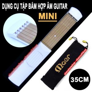 Dụng cụ tập đàn guitar mini (Trắng)