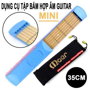 Dụng cụ tập đàn guitar mini (Xanh Dương)