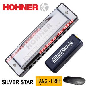 Kèn harmonica diatonic Hohner Silver Star Key C