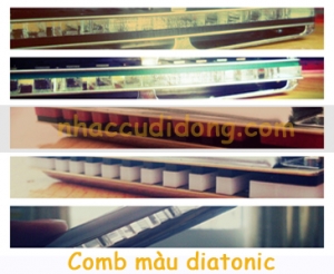 Comb Màu Tùy Biến Cho Kèn Harmonica Diatonic Các Loại (Nhận Đặt Theo Yêu Cầu)