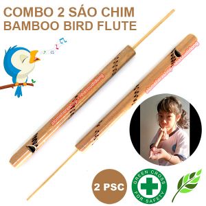 Bộ 2 Sáo Chim Rút Bằng Tre Thân Thiện Môi Trường An Toàn Cho Trẻ Nhỏ