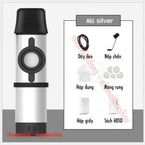 Kèn Kazoo thế hệ mới all new thiết kế hiện đại hợp kim nhôm màu bạc núm chỉnh trực tiếp màng rung