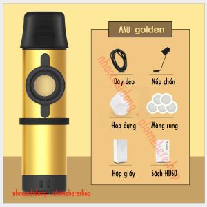 Kèn Kazoo thế hệ mới all new thiết kế hiện đại hợp kim nhôm màu vàng núm chỉnh trực tiếp màng rung