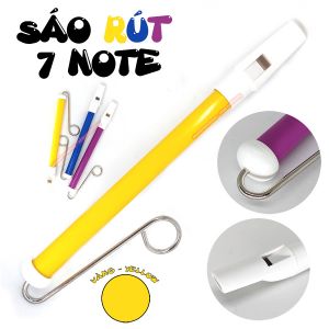 Kèn Trombone Mini Sáo Rút 7 Note Màu Vàng