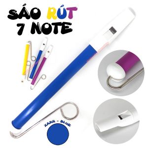 Kèn Trombone Mini Sáo Rút 7 Note Màu Xanh Dương