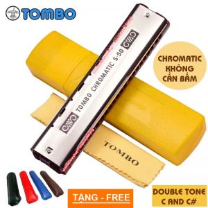 Kèn harmonica chromatic Tombo S-50 Không Cần Bấm