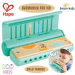 Kèn harmonica diatonic 10 lỗ Hape Cho Trẻ Từ 3-10 Tuổi Có Hệ Thống Chỉ Dẫn Thổi Kèn