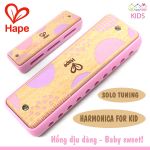 Kèn harmonica diatonic Hape Solo Tuning Cho Trẻ Từ 3 Tuổi Trở Lên Màu Hồng