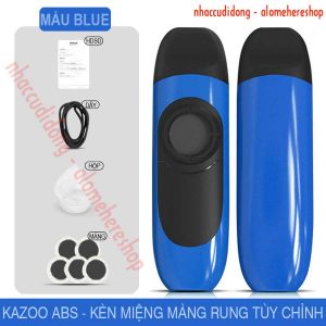 Kèn Kazoo ABS Cao Cấp Màu Xanh