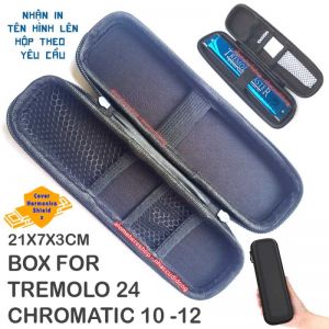 Bao Hộp EVA Đựng Bảo Vệ Kèn Harmonica Tremolo 24 Chromatic 12