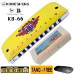 Kèn Harmonica KongSheng BoogieMan Route 66 Mother Road KB-66 Key C Phiên Bản Màu Vàng