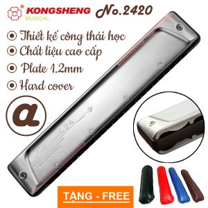 Kèn harmonica tremolo KongSheng Professional KS-2420 key A Cao Cấp