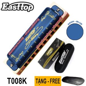 Kèn harmonica Easttop Blues T008K key C (Xanh Dương)