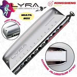 Kèn Harmonica Chromatic KongSheng Lyra SC-12 Cao Cấp