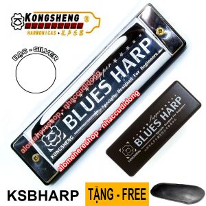 Kèn harmonica diatonic KongSheng Blues Harp key C (Bạc)