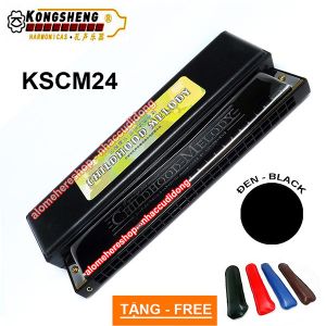 Kèn harmonica tremolo KongSheng Childhood key C (Đen)