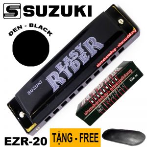 Kèn harmonica Suzuki Easy Rider EZR-20 key C (Đen)